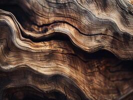 mooi hout structuur dichtbij omhoog. esthetisch macro foto. achtergrond, patroon foto