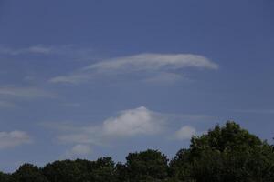 dramatisch grijs kleuren, lucht met wolken foto