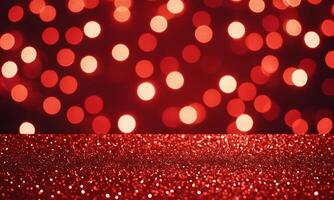 Kerstmis Kerstmis achtergrond rood abstract Valentijn rood schitteren bokeh wijnoogst lichten foto