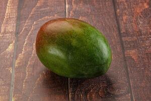 zoet sappig groen en rood mango foto