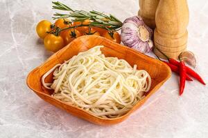 traditiona Aziatisch keuken - udon noodle foto