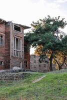 verlaten prinkipo Grieks orthodox weeshuis in buyukada eiland - de adalar wijk van Istanbul provincie, kalkoen. foto