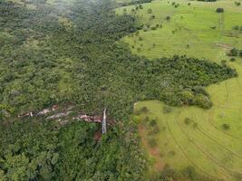 waterval cachoeira Doen socorro natuurlijk toerist plek in cassilandia foto