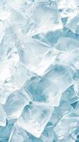 kristallijn ijs kubus patronen foto