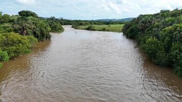 antenne beeld van de aporé rivier- foto