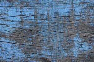 wijnoogst van oud houten met blauw kleur achtergrond. foto