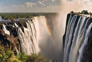 een visie van een waterval foto