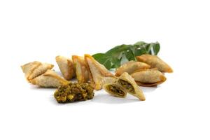 samosa, kebbeh, bulgur, kip, voorjaar rollen, taarten, druif foto