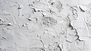 wit stucwerk muur achtergrond. wit geschilderd cement muur structuur foto