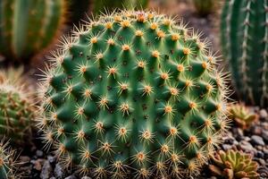 cactus planten in de woestijn foto