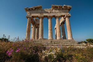 de ruïnes van de tempel van Apollo Bij efeze, kalkoen foto