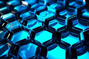 kubussen achtergrond, glas kubus patroon, meetkundig 3d Kristallen, abstract foto