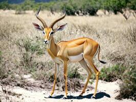 van thomson gazelle geïsoleerd Aan wit achtergrond foto