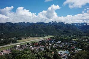 landschap van de provincie Mae Hong Son in Thailand.