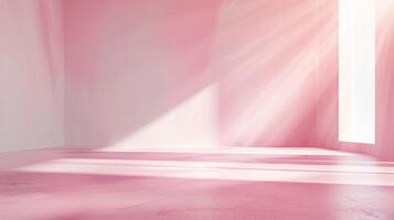 abstract leeg glad licht roze studio kamer foto