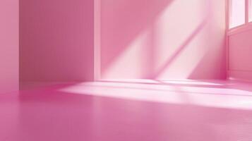 abstract leeg glad licht roze studio kamer foto