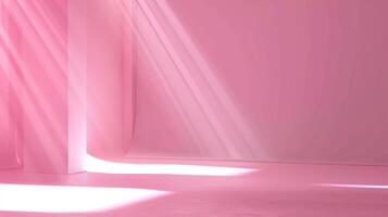 abstract leeg glad licht roze studio kamer foto