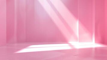 abstract leeg glad licht roze studio kamer foto