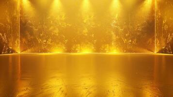 abstract luxe goud geel helling studio muur foto