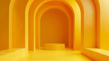 abstract luxe goud geel helling studio muur foto