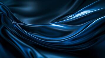 abstract glad donker blauw met zwart vignet foto