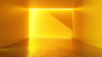 abstract solide van schijnend geel helling studio foto