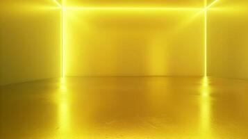 abstract solide van schijnend geel helling studio foto