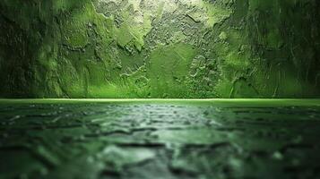achtergrond groen getextureerde muur rollend foto