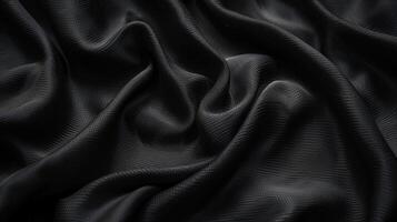 zwart kleding stof textiel getextureerde achtergrond detail foto