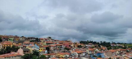 beeld van lucht in de laat middag in Brazilië foto