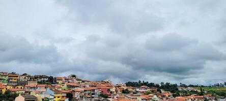 beeld van lucht in de laat middag in Brazilië foto