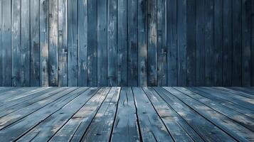 wijnoogst blauw hout getextureerde backdrop foto