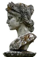 buste van een Romeins vrouw kant visie foto