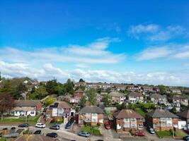 antenne visie van woon- wijk van liep stad- van Rochester, Engeland Verenigde koninkrijk. april 20e, 2024 foto