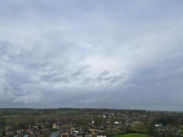 antenne visie van elstree Londen stad van Engeland Super goed Brittannië gedurende bewolkt en winderig dag. april 4e, 2024 foto