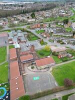 antenne visie van woon- landgoed Bij noorden luton stad van Engeland uk. maart 19e, 2024 foto