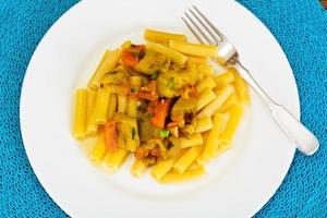 pasta met gestoofde groenten