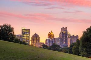 skyline van de binnenstad van atlanta foto