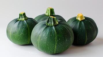 squash weergegeven net zo een gezond groen groente voor vers biologisch Koken ingrediënten foto