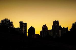 skyline van de binnenstad van atlanta foto