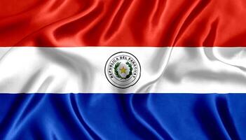 vlag van paraguay foto