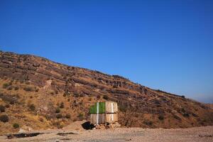 heuvels in balochistan provincie van Pakistan Aan december 24, 2023. foto