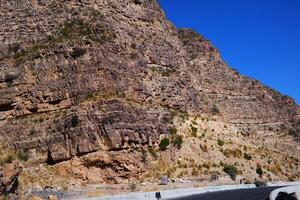 heuvels in balochistan provincie van Pakistan Aan december 24, 2023. foto