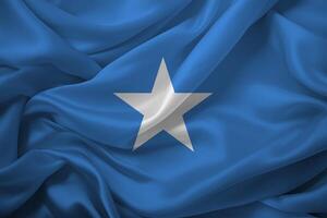 wapperende vlag van somalië foto