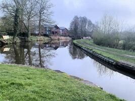 een visie van de shropshire unie kanaal Bij heksenkerk foto