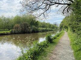 een visie van de shropshire unie kanaal in de buurt ellesmere foto