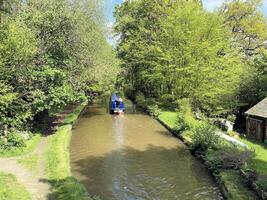 ellesemeer in de uk Aan 5 mei 2024 een visie van de shropshire unie kanaal in de buurt ellesmere foto