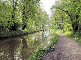 een visie van de shropshire unie kanaal in de buurt ellesmere foto