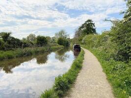 een visie van de shropshire unie kanaal in de buurt ellesmere foto