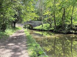 een visie van de shropshire unie kanaal in de buurt ellesmere foto